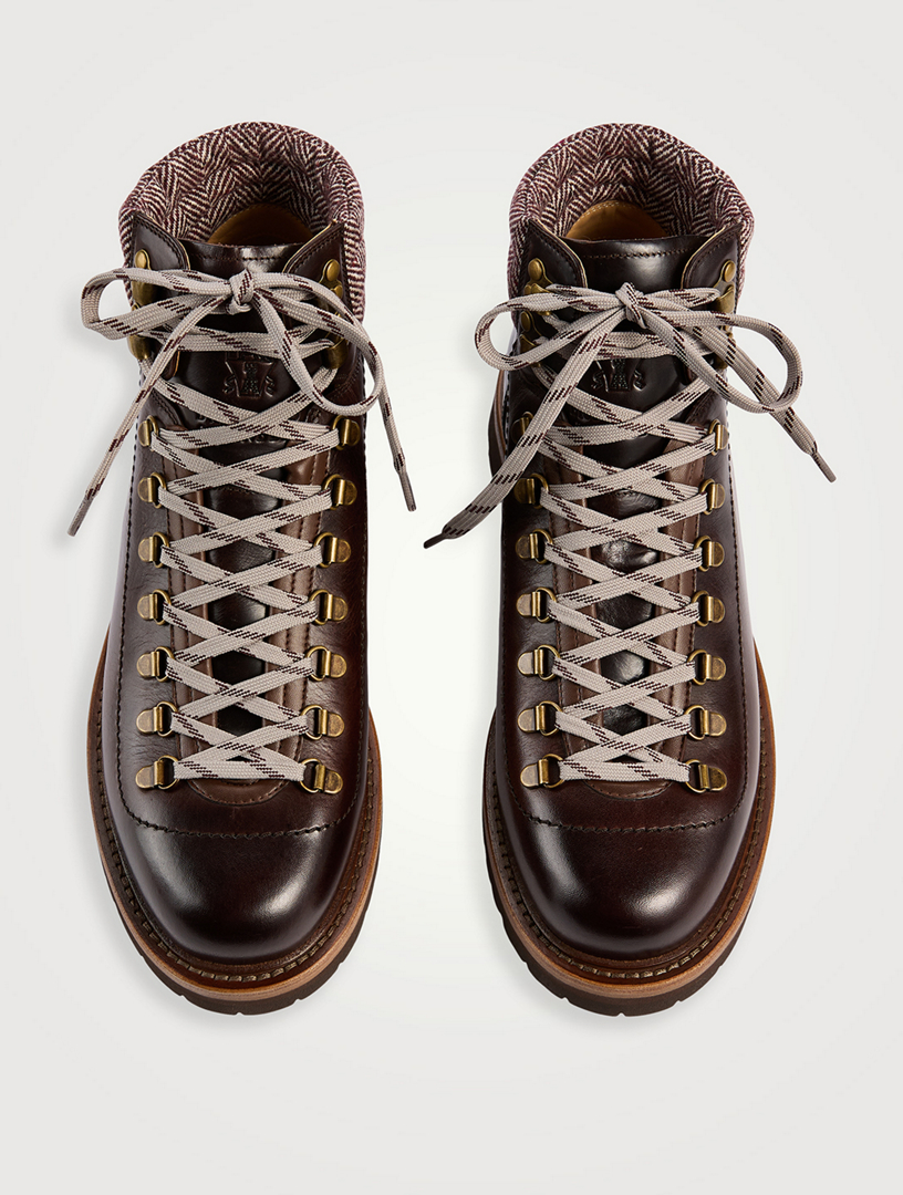 BRUNELLO CUCINELLI Leather Hiking Boots | Holt Renfrew