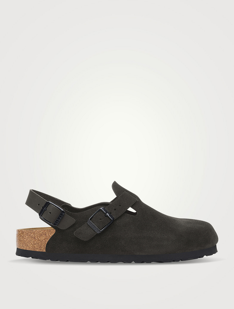 Tokio Suede Clogs