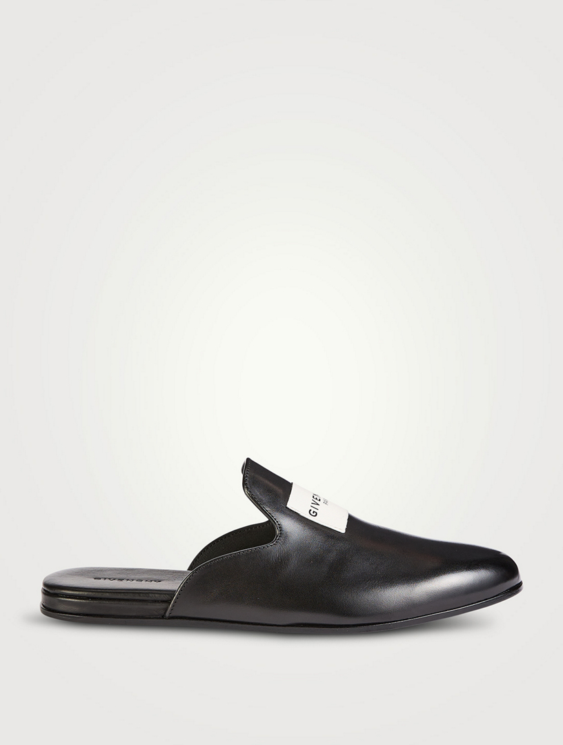 Leather Mules With Label