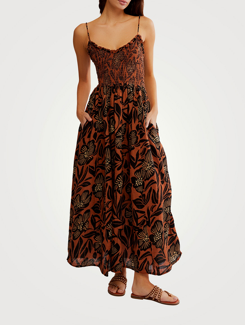 FREE PEOPLE Sweet Nothings Midi Dress In Floral Print | Holt Renfrew