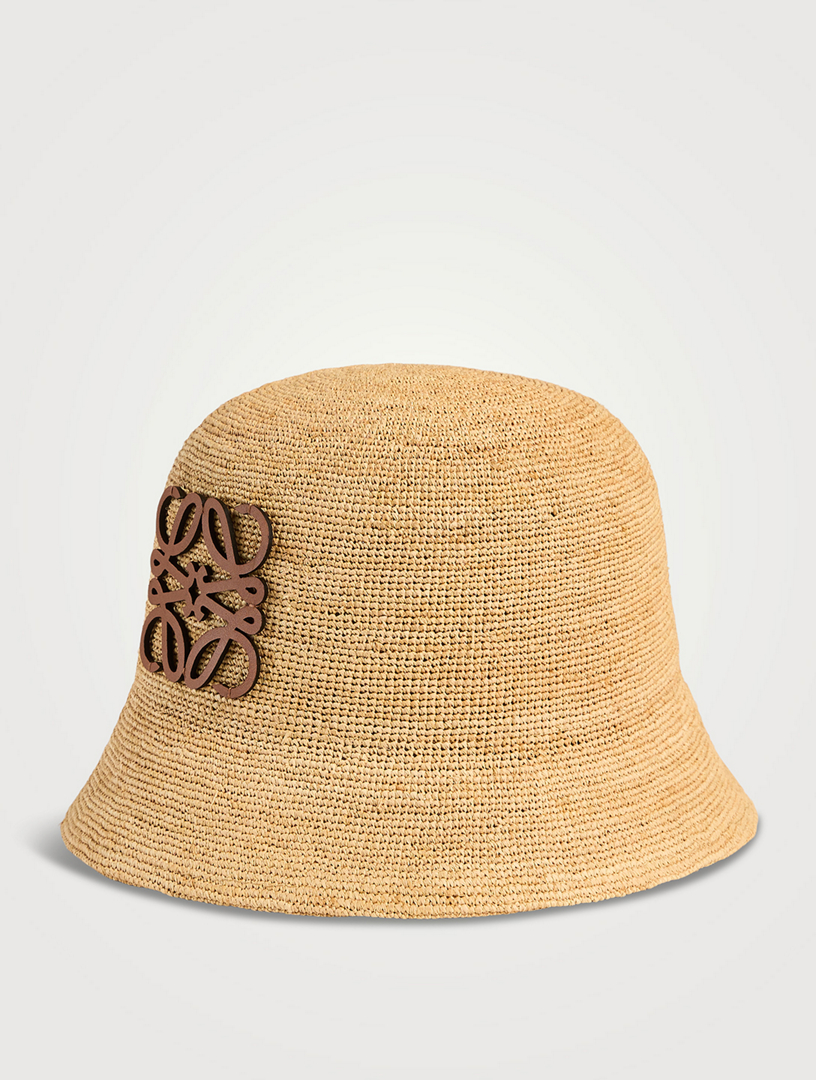 LOEWE Loewe x Paula's Ibiza Anagram Raffia Bucket Hat | Holt Renfrew