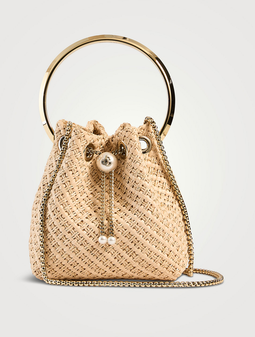 Bon Bon Raffia Clutch