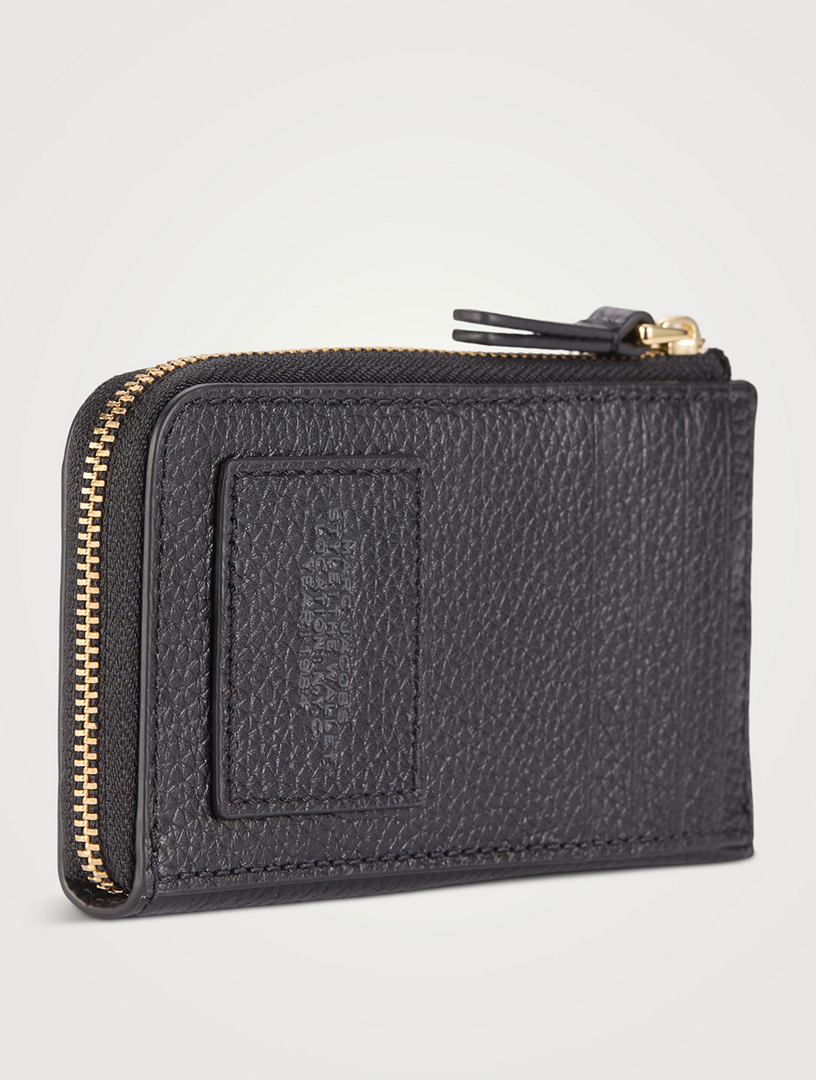 【関税&送料込】Marc Jacobs Wallets Black MARC JACOBS The Leather Zip Wallet | Holt Renfrew