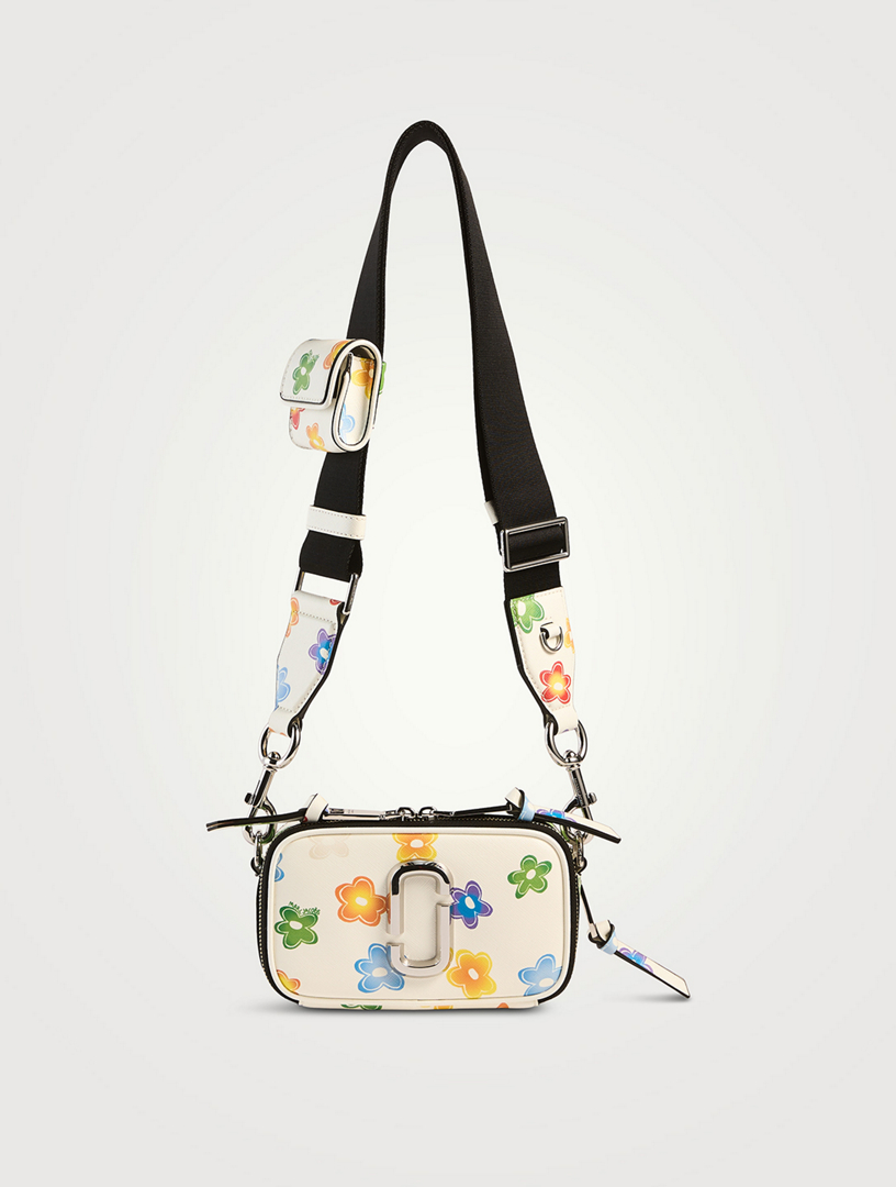 Sac à bandoulière The Snapshot en cuir à imprimé marguerites