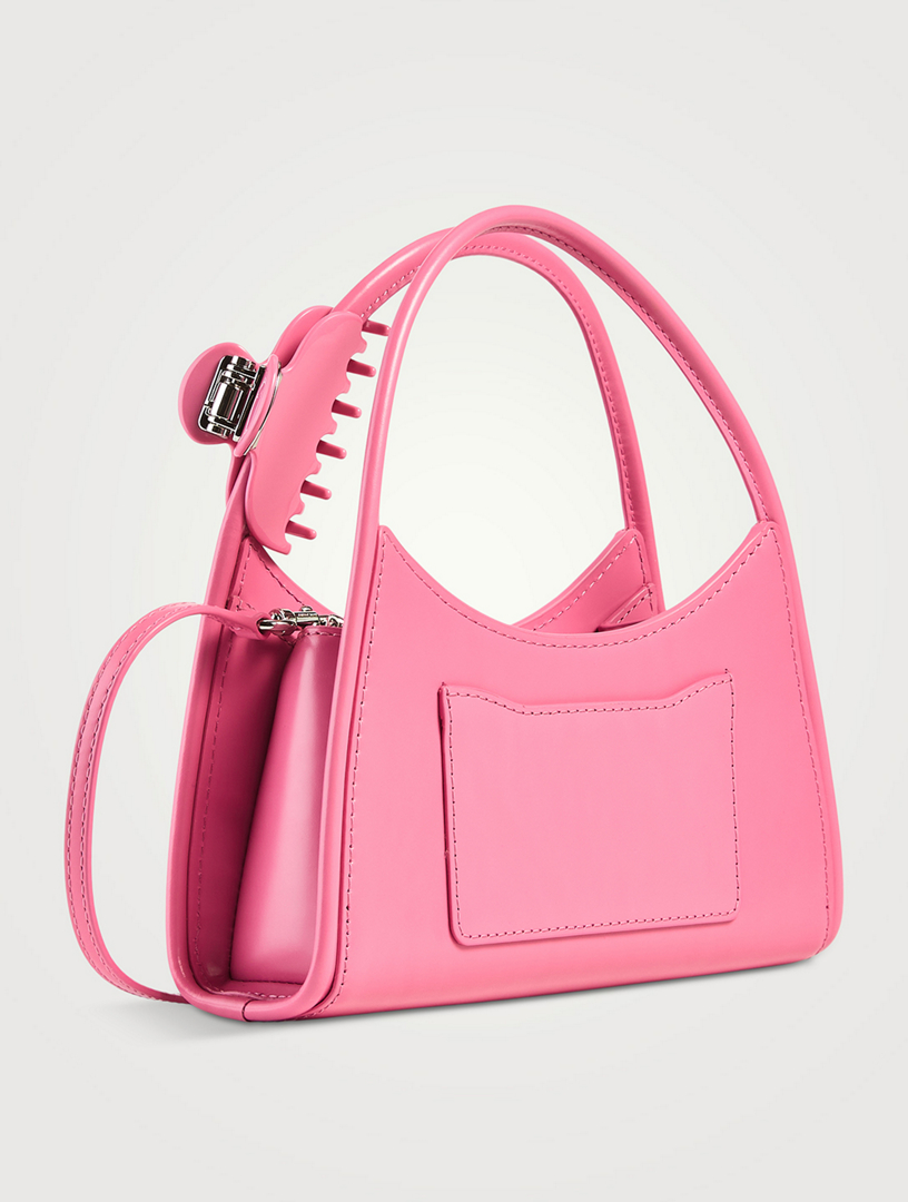 ショルダーバッグ・ポシェット The Claw Clip Crossbody - Marc Jacobs - Leather - Pink Marc Jacobs The Glam Claw Clip Cross Body Bag | Pink
