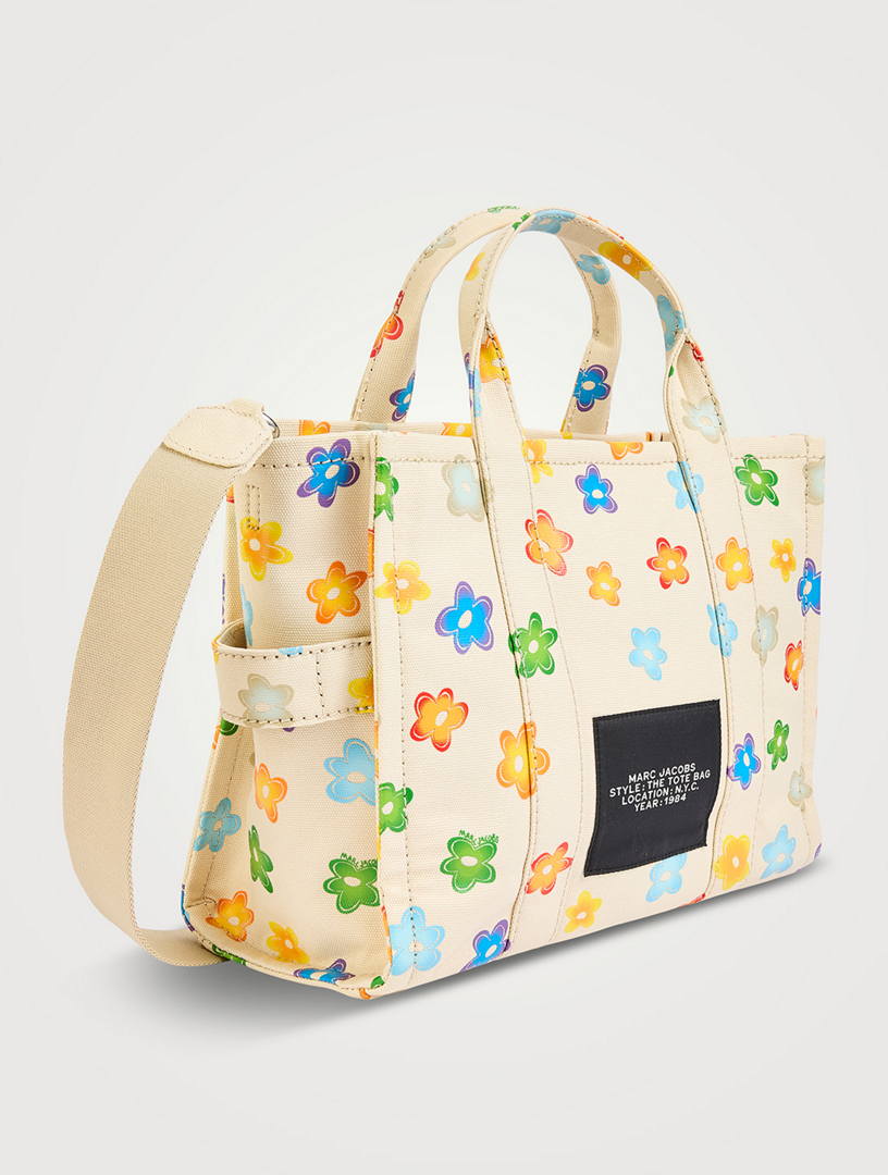 MARC JACOBS The Medium Canvas Tote Bag In Wild Daisy Print