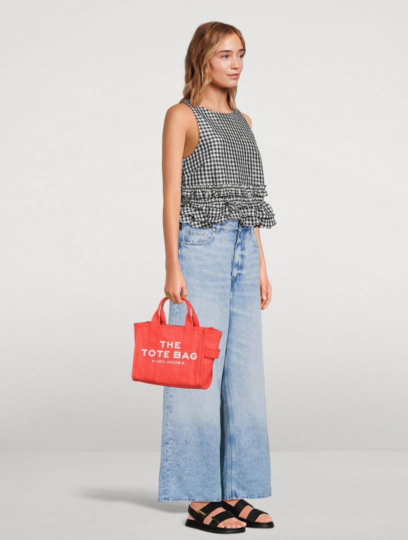 トートバッグ MARC JACOBS PRINTED CANVAS SMALL THE TOTE BAG HANDBAG Marc Jacobs The Sticker Canvas Small Tote Handbag – ShopCGX