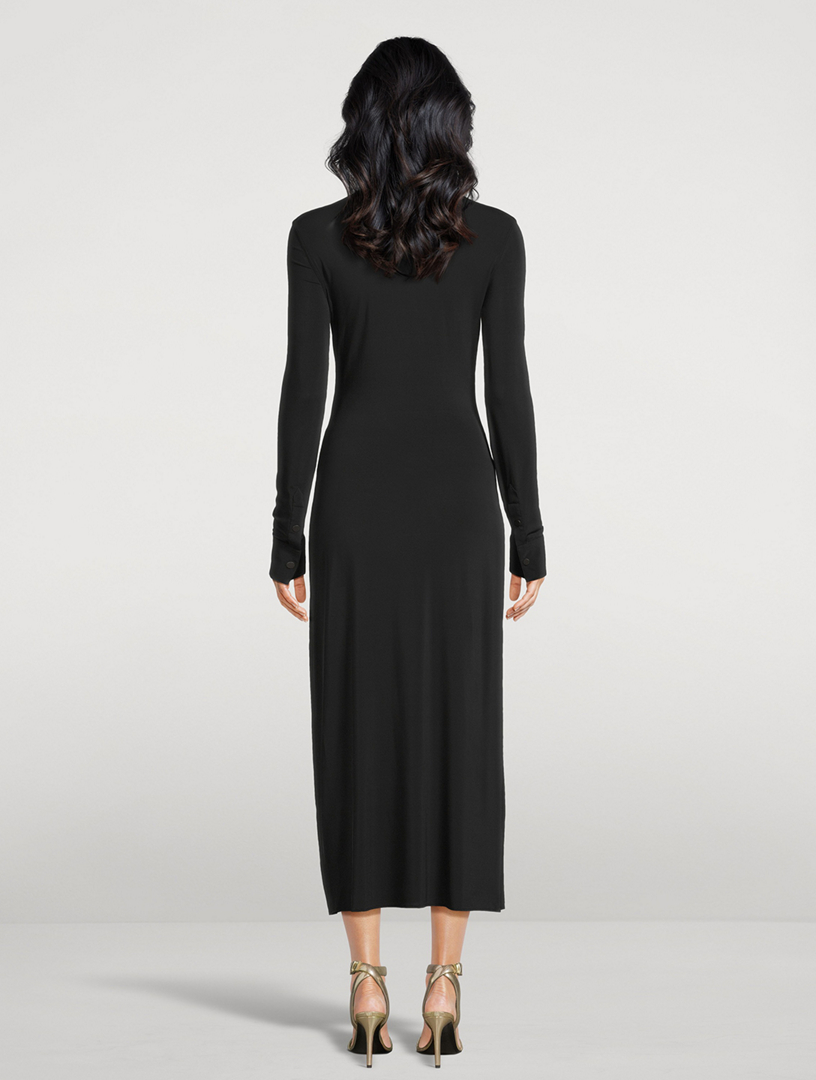 alaia ruched jersey dress Shirt F/24