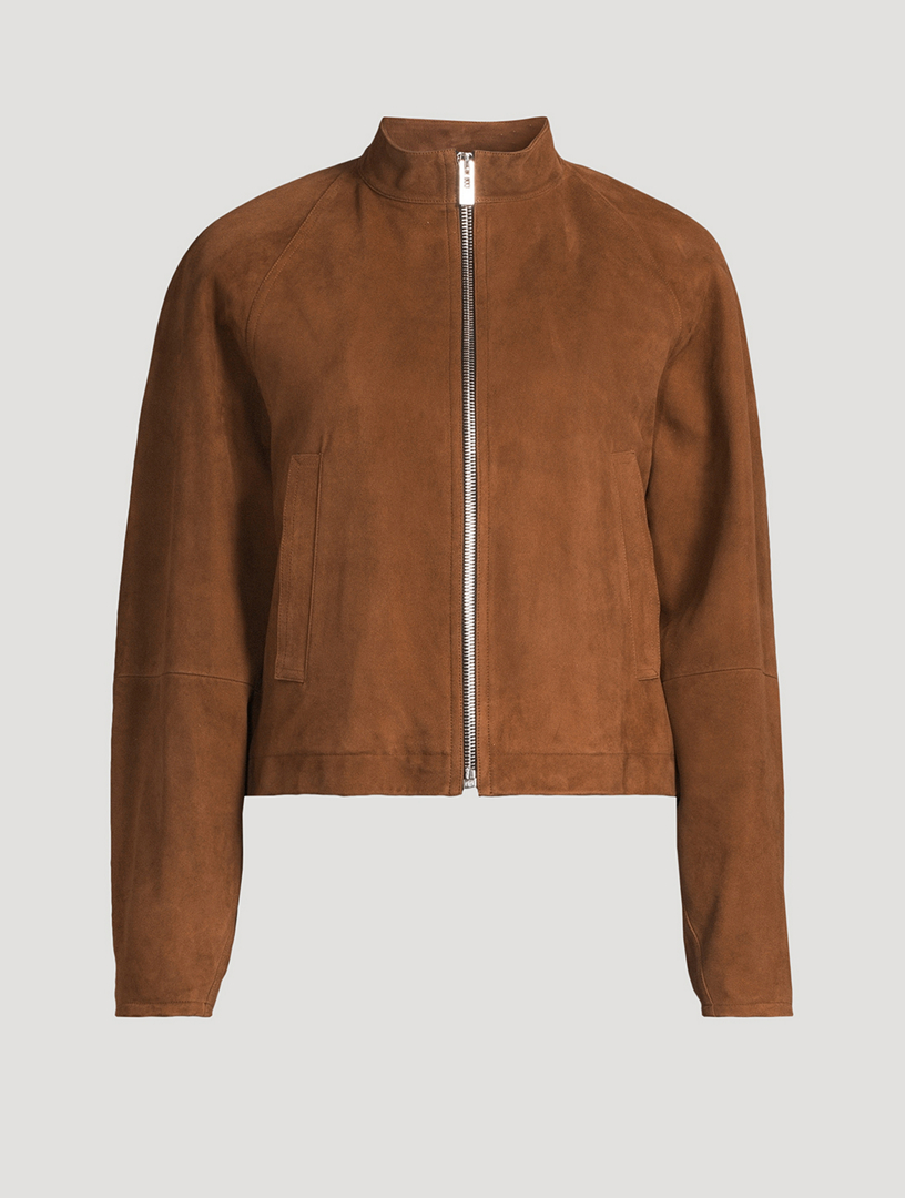 brunello cucinelli holt suede biker jacket