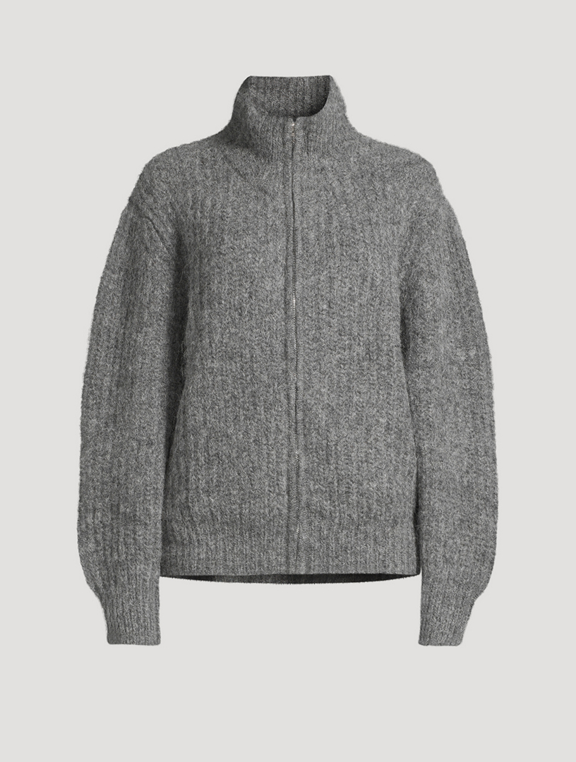 17AW SUPER MILLED RIB KNIT ZIP BLOUSON AURALEE - AURALEE