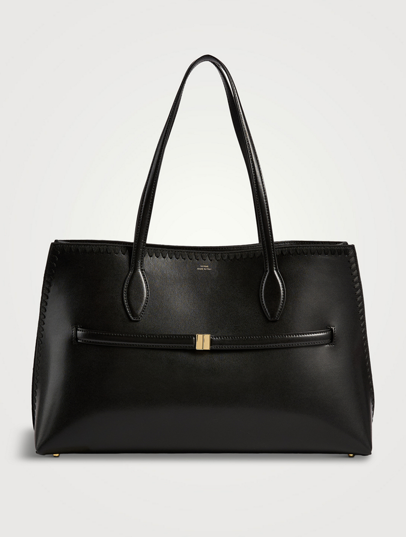 【関税込み】TOTEME Embroidered Leather Lounge' shopping bag TOTEME Lounge Embroidered Leather Tote Bag | Holt Renfrew