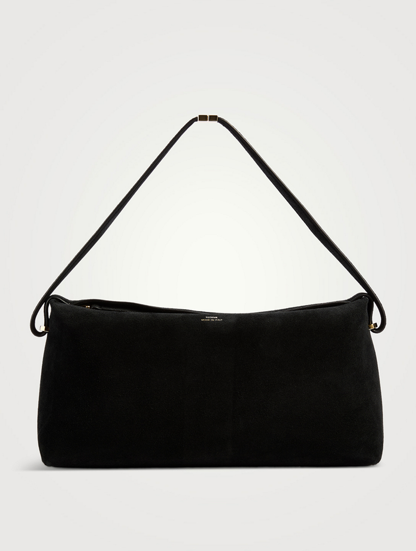 Scoop Suede Clutch