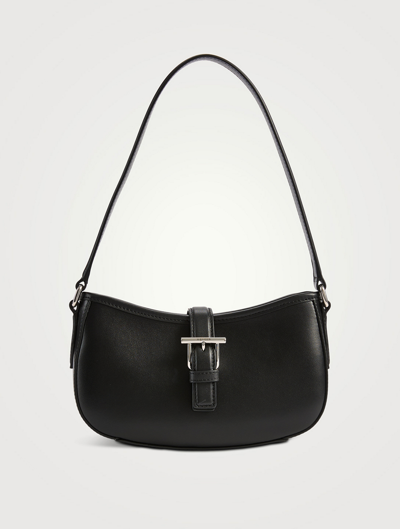 THE ROW Half Moon Leather Shoulder Bag | Holt Renfrew