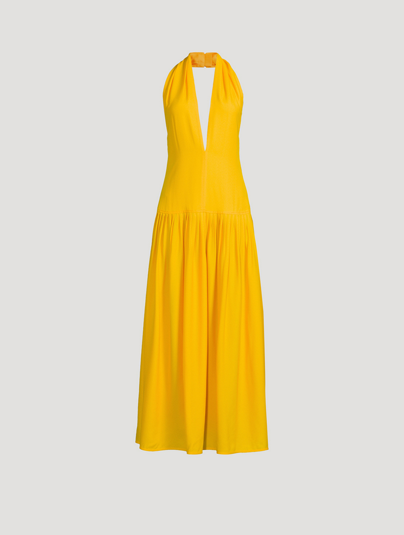 Tala Georgette Halter Dress