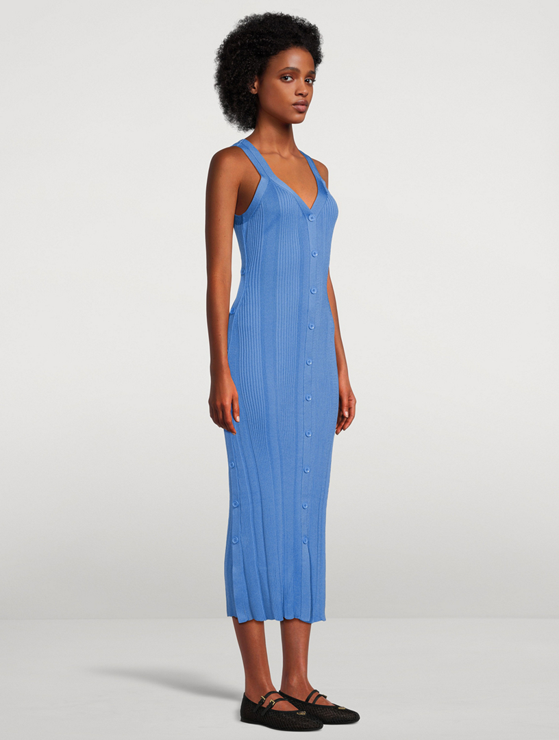 knee length dresses for ladies Ellis Midi Dress Large