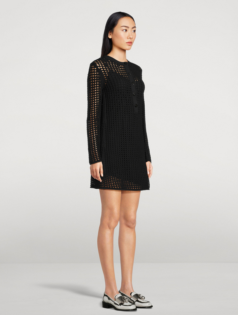 PROENZA SCHOULER Micah Crochet Mini Dress | Holt Renfrew