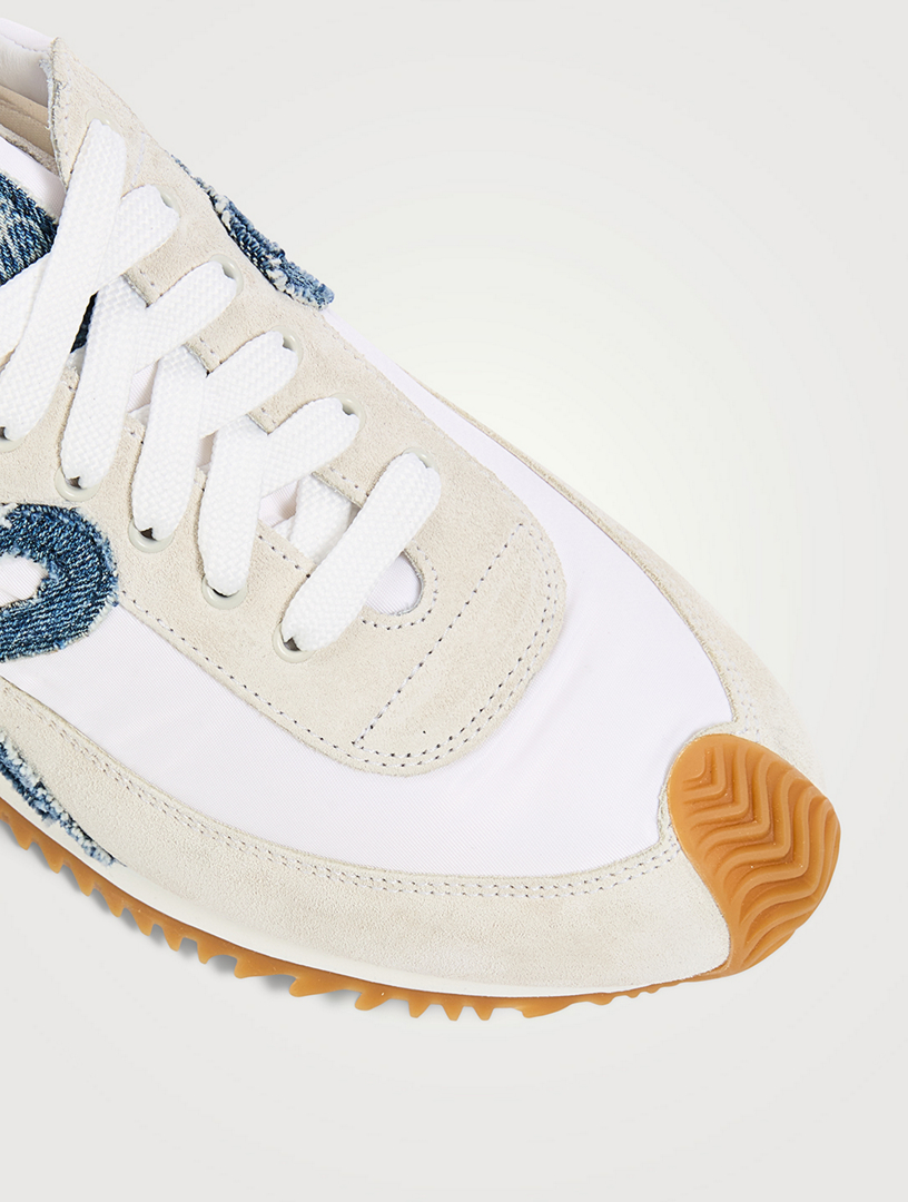 スニーカー Loewe Sneaker Flow Runner 2.0 LOEWE Flow Runner 2.0 Nylon And Suede Sneakers | Holt Renfrew