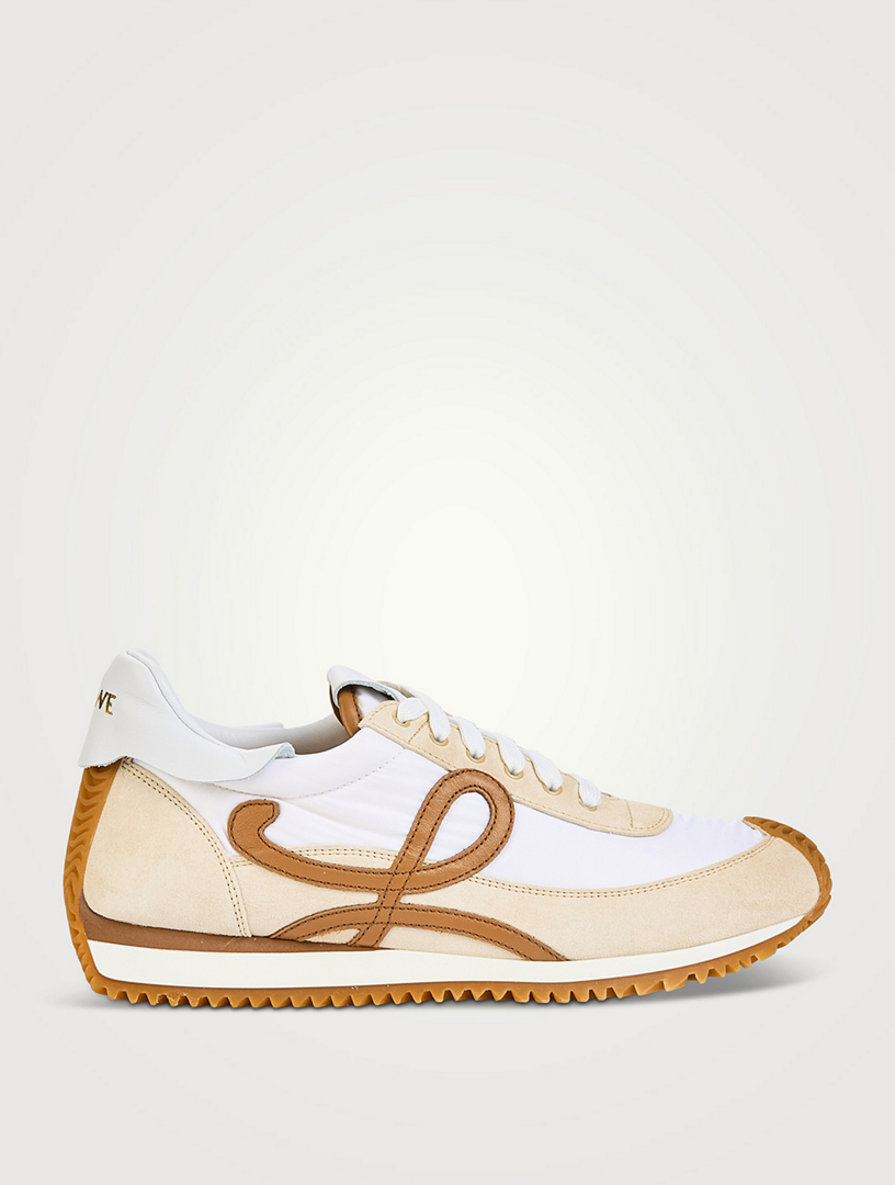 Flow Runner 2.0 Nylon And Suede Sneakers