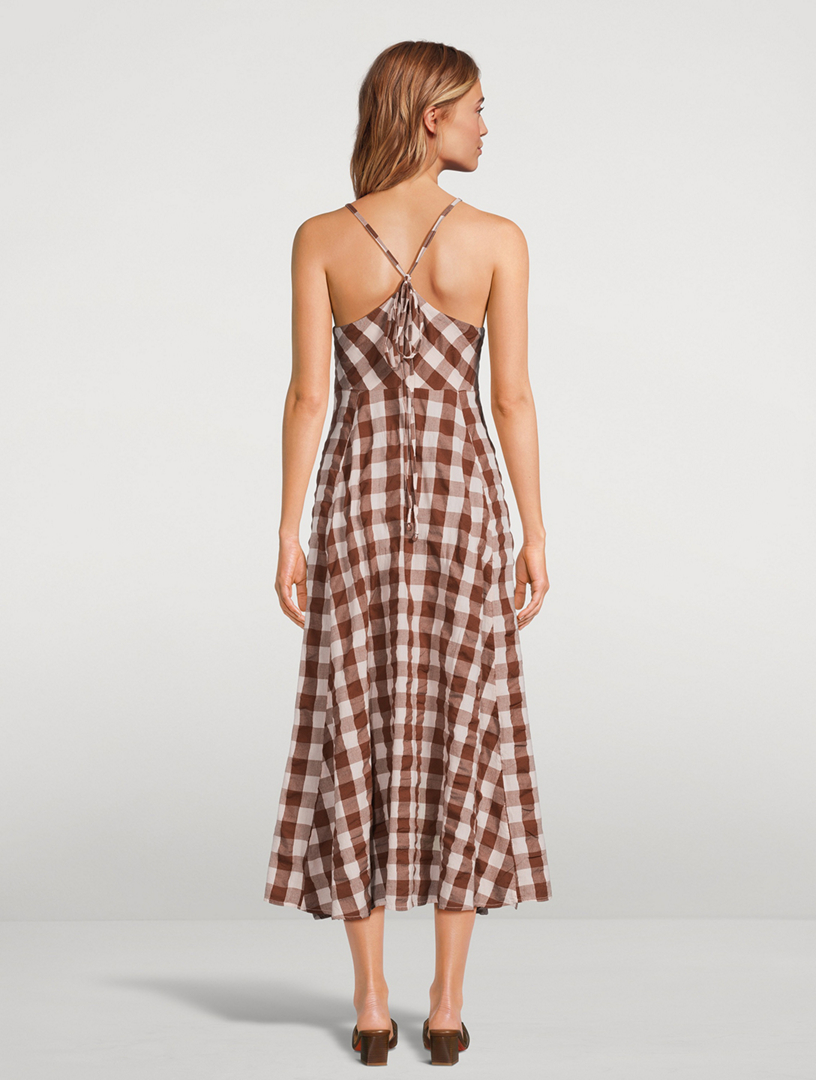 knee length dresses for ladies Free People Via Midi Dress – The Cadillac Cowgirl