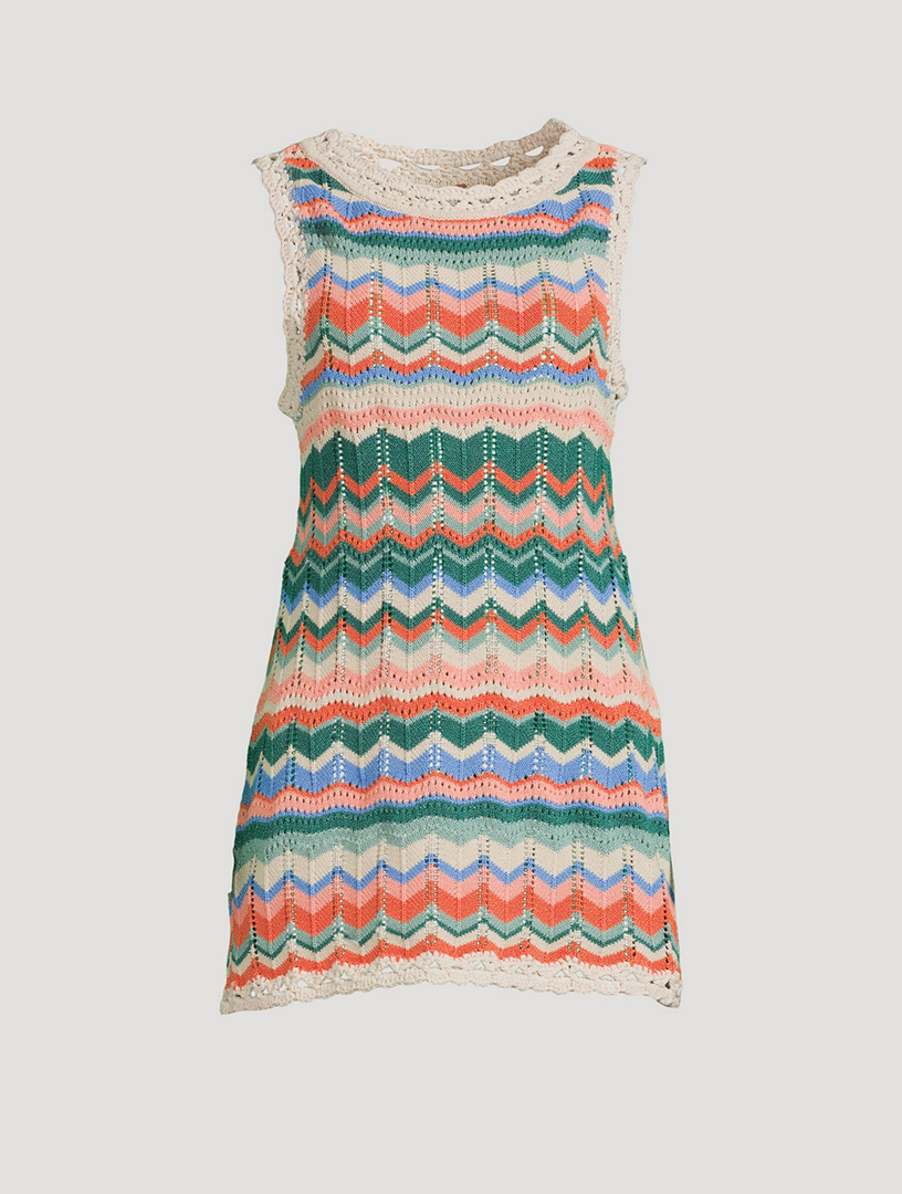Sandy Mae Crochet Mini Dress