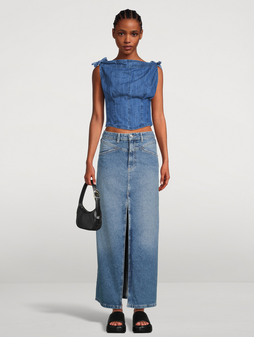 Louie Denim Top