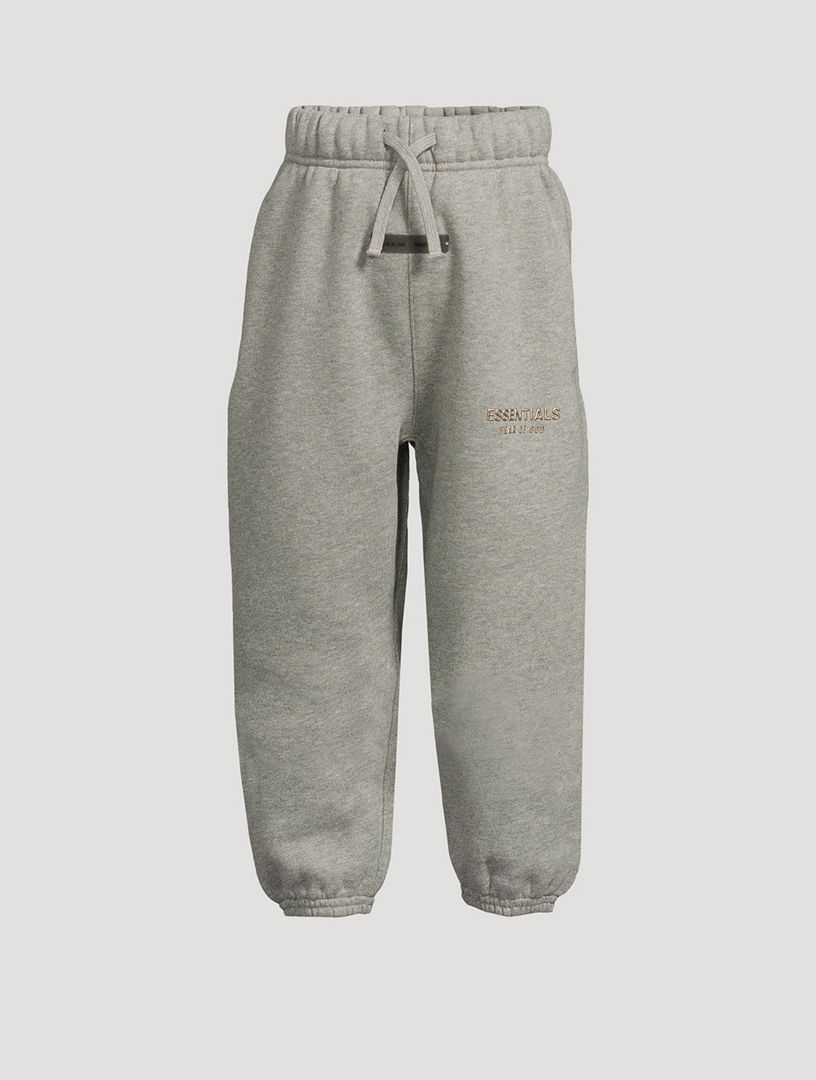 Pantalon molletonné classique en mélange de coton