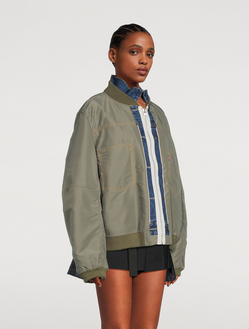 ジャケット・アウター sacai LEVI'S Twill Reversible Blouson 2 Levi's® x sacai Men's Denim x Nylon Twill Reversible Blouson