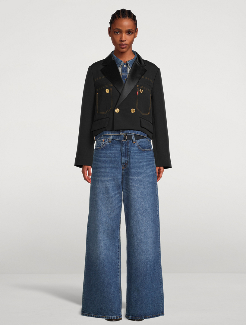 SACAI sacai x Levi's® Denim And Matelassé Twill Jacket