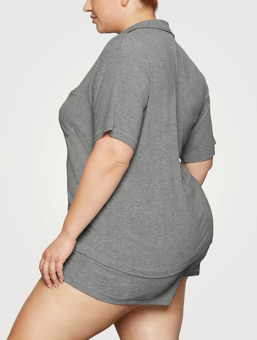 SKIMS 各種セット WOVEN SHINE LONG SLEEP SET | IVORY | SKIMS