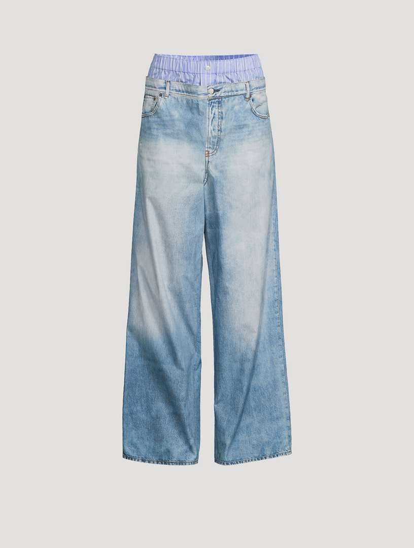 Layered Trompe L'œil Trousers