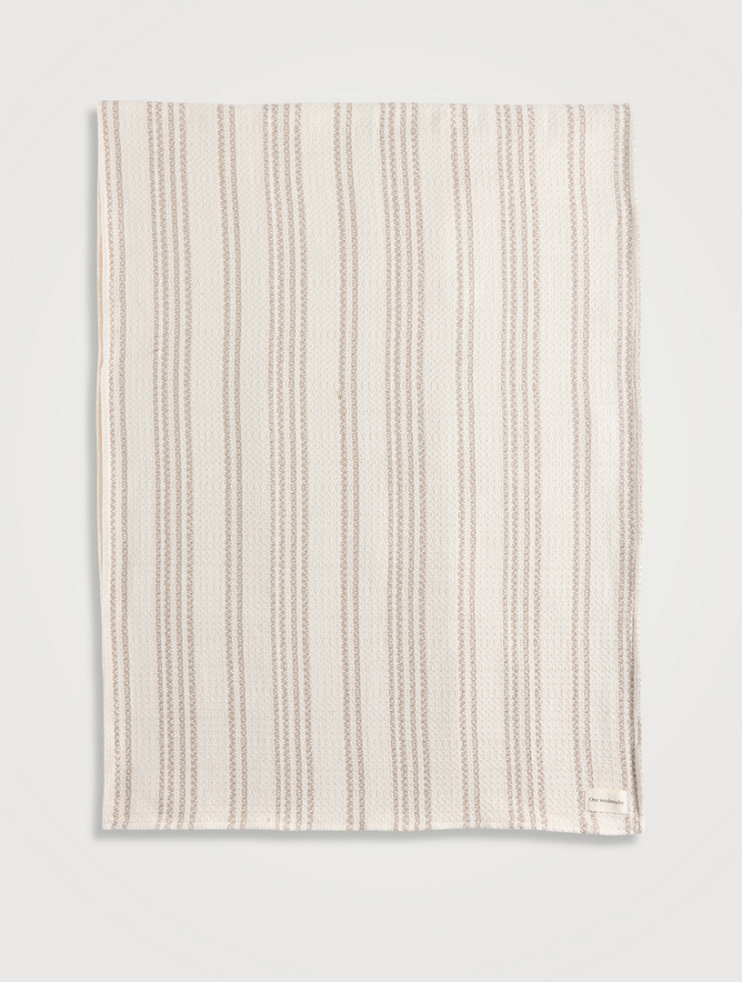 Seasonal Stripe Throw Blanket