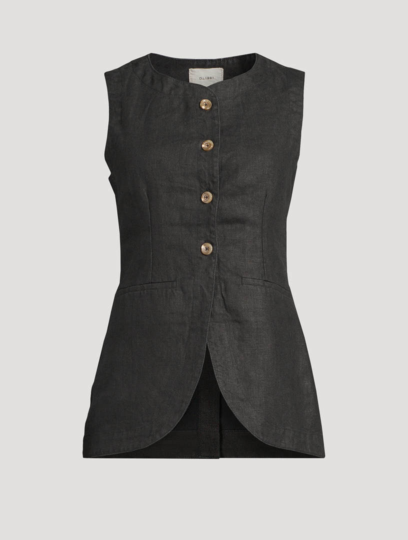 Amalie Linen Vest