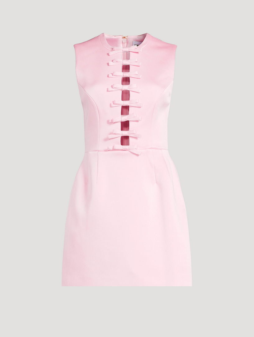 rebecca vallance hamptons bow mini dress Rebecca Vallance, Bridal Ophelia Bow-Detail Mini Dress Wedding Dress Save  50%