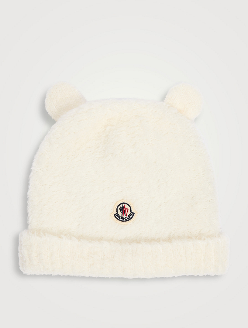 Wool-Blend Beanie With Ears