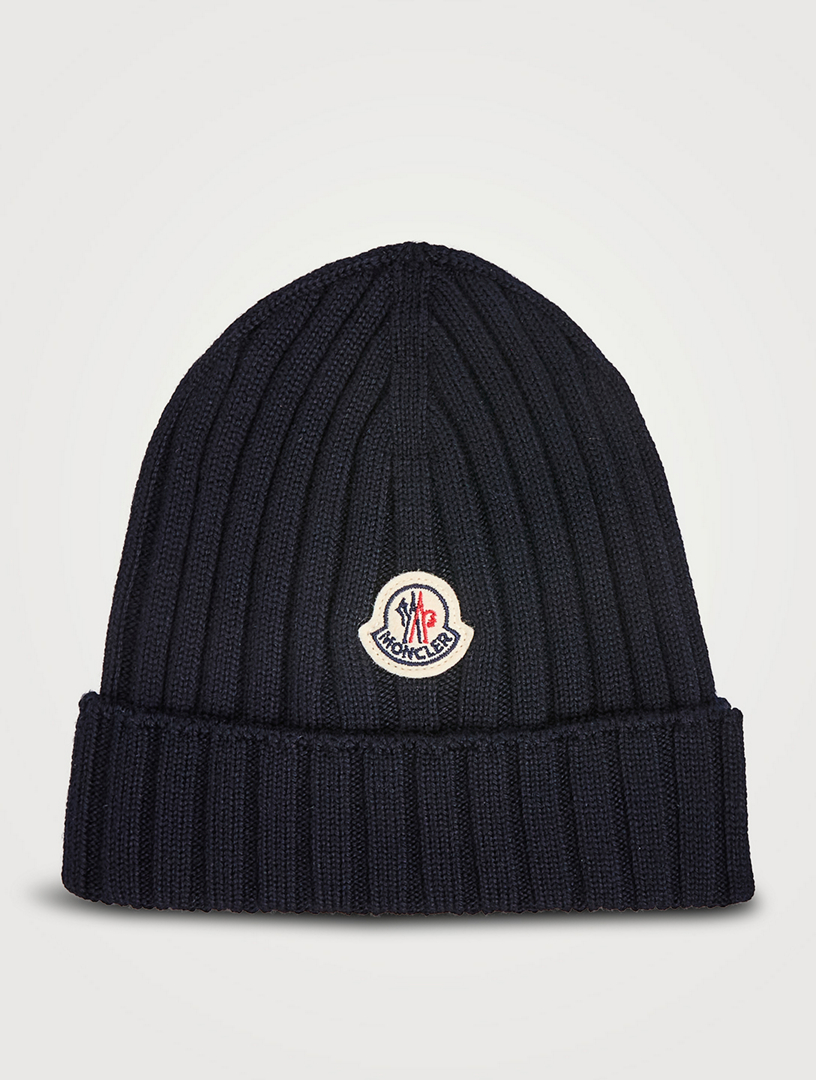 Wool Ribbed Knit Beanie