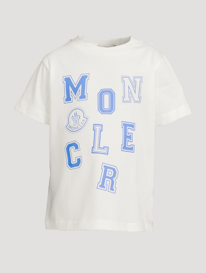 Cotton Logo Motif T-Shirt