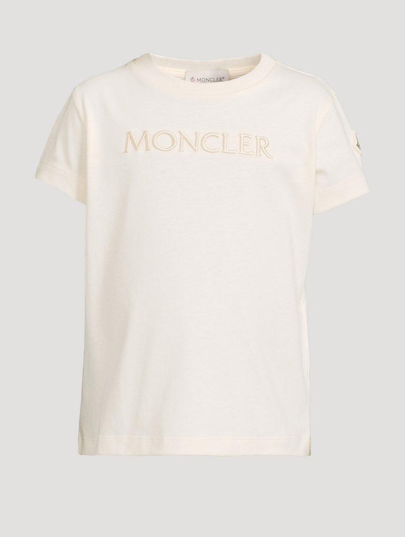 Cotton Logo Embroidered T-Shirt