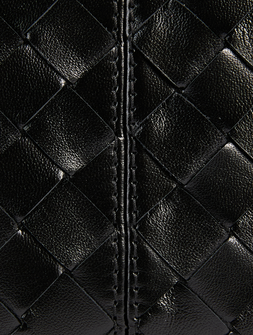 【BOTTEGA VENETA】FLAP SMALL SHOULDER BAG Bottega Veneta Small Flip Flap Intrecciato Leather Shoulder