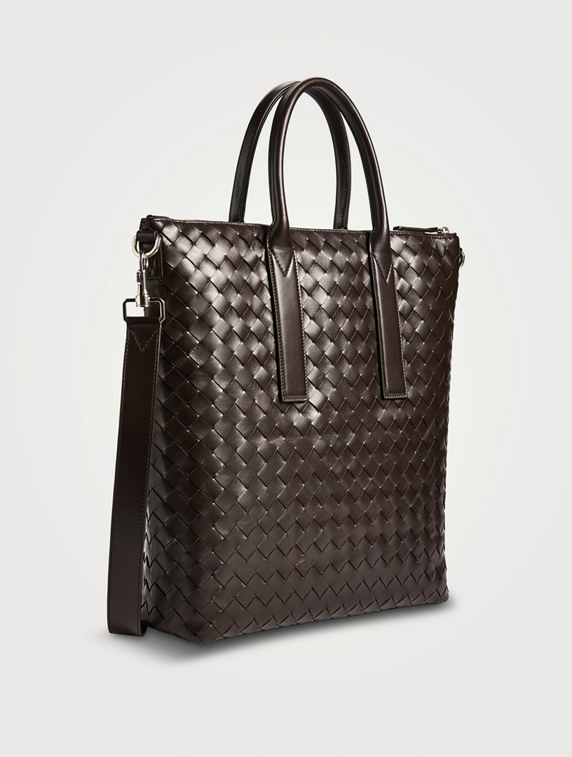 BOTTEGA VENETA Intrecciato Zipped North-South Tote | Holt