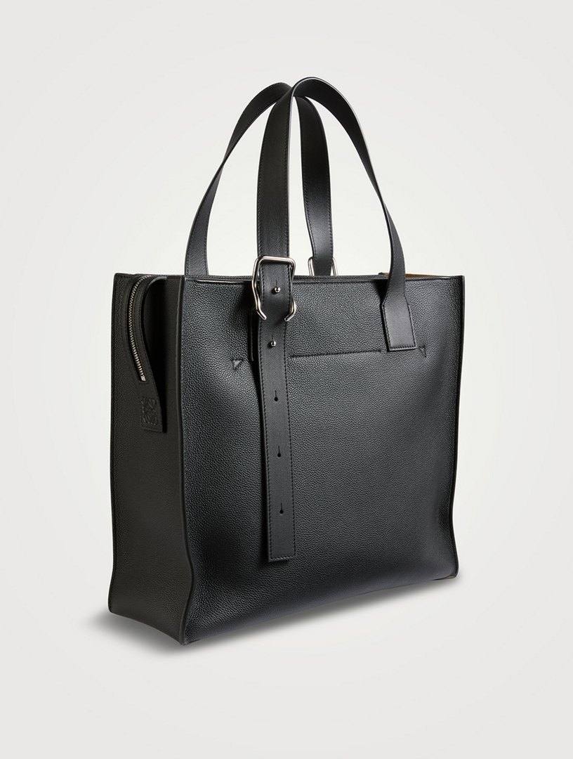 LOEWE Buckle Leather Zip Tote | Holt Renfrew