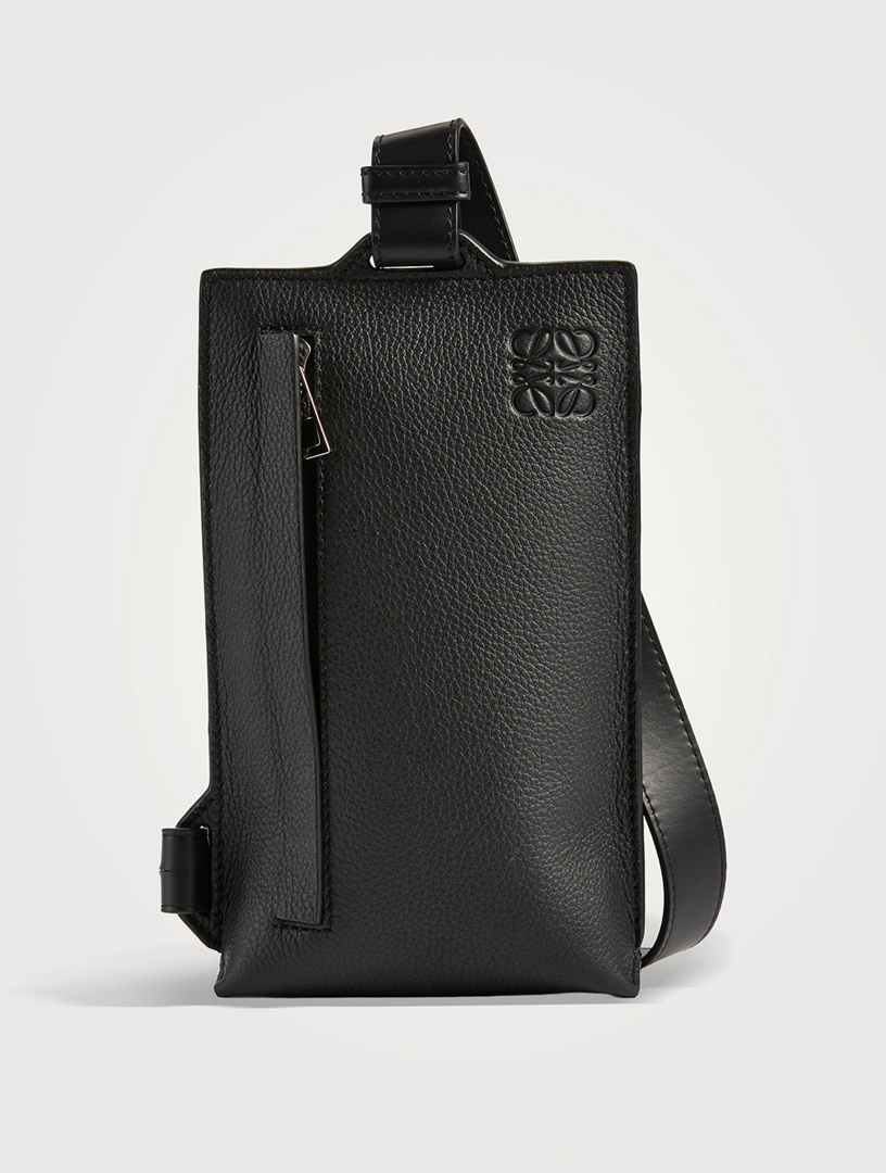 LOEWE Vertical T Soft Grained Leather Pocket Bag | Holt Renfrew