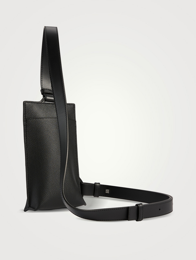 LOEWE Vertical T Soft Grained Leather Pocket Bag | Holt Renfrew