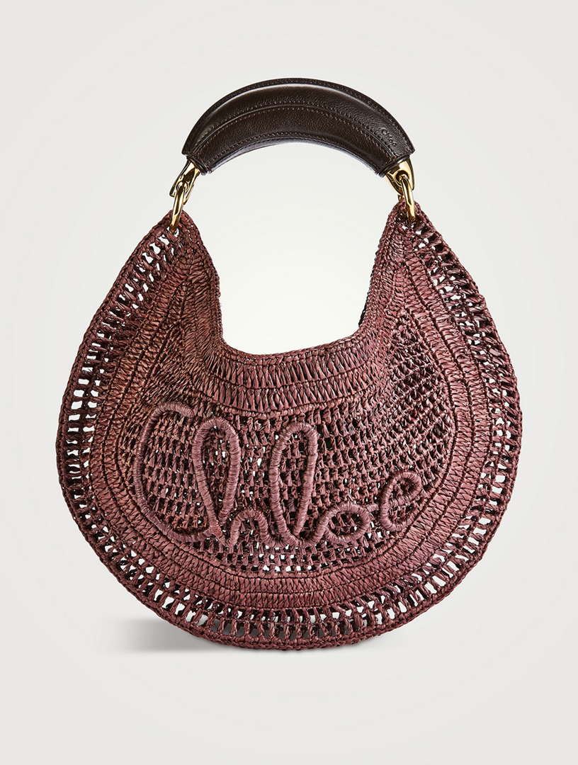Chloe正規品/関税送料込み Logo Raffia Shoulder Bag Chloé Logo Raffia Shoulder Bag | Neutrals | FARFETCH CA