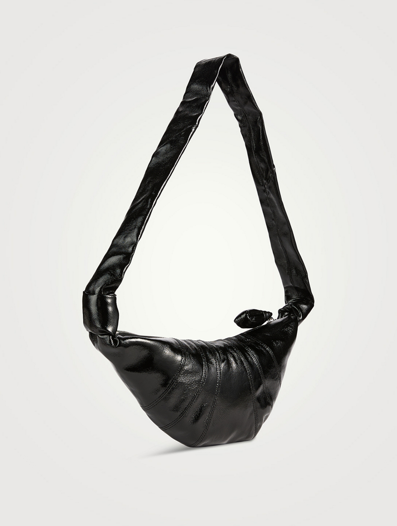 バッグ LEMAIRE SMALL CROISSANT BAG BLACK LEMAIRE: Black Small Croissant Bag | SSENSE Canada