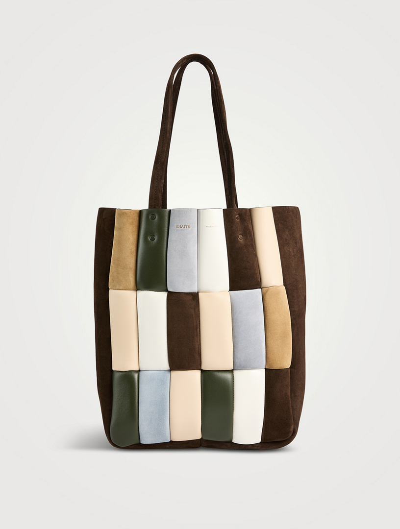 Zoe Patchwork Leather Tote Bag