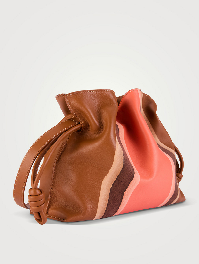 LOEWE Medium Flamenco Landscape Leather Clutch | Holt Renfrew