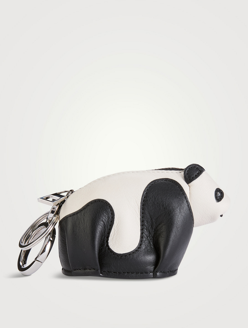 LOEWE Panda Leather Bag Charm | Holt Renfrew