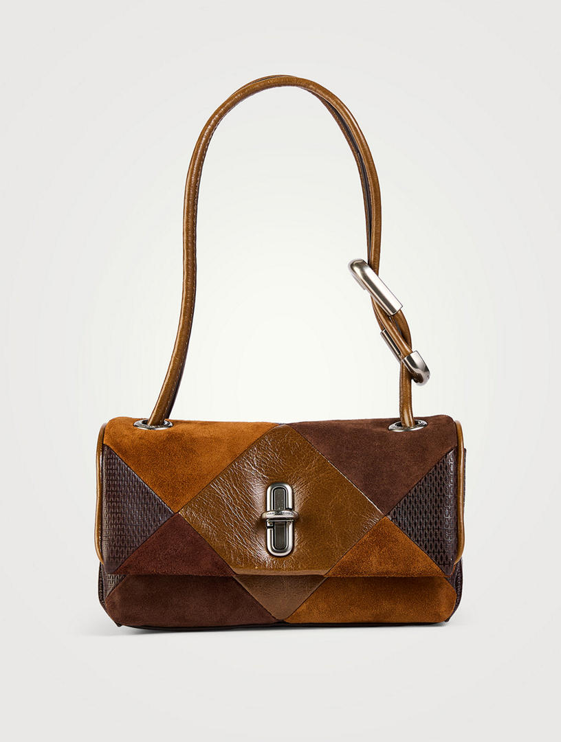 MARC JACOBS The Mini Dual Patchwork Suede And Leather Bag | Holt