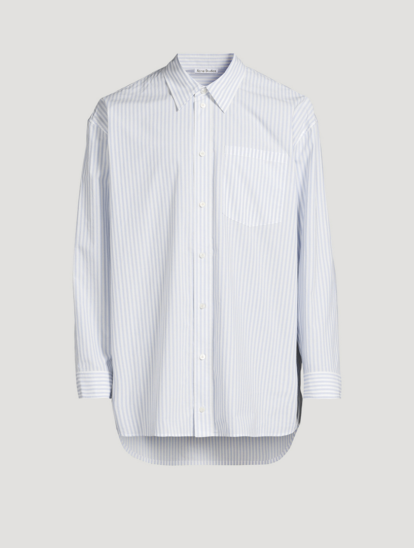 Chemise rayée à manches longues
