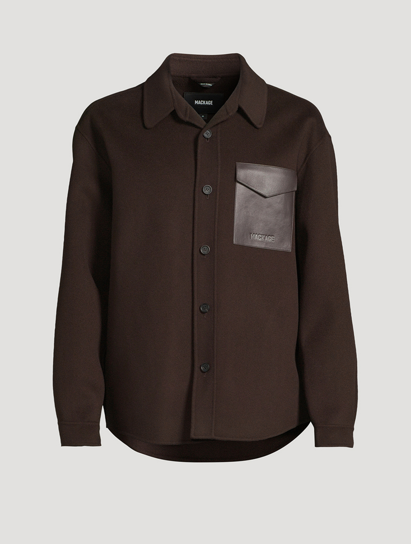 Emmanuel Double-Face Wool Overshirt